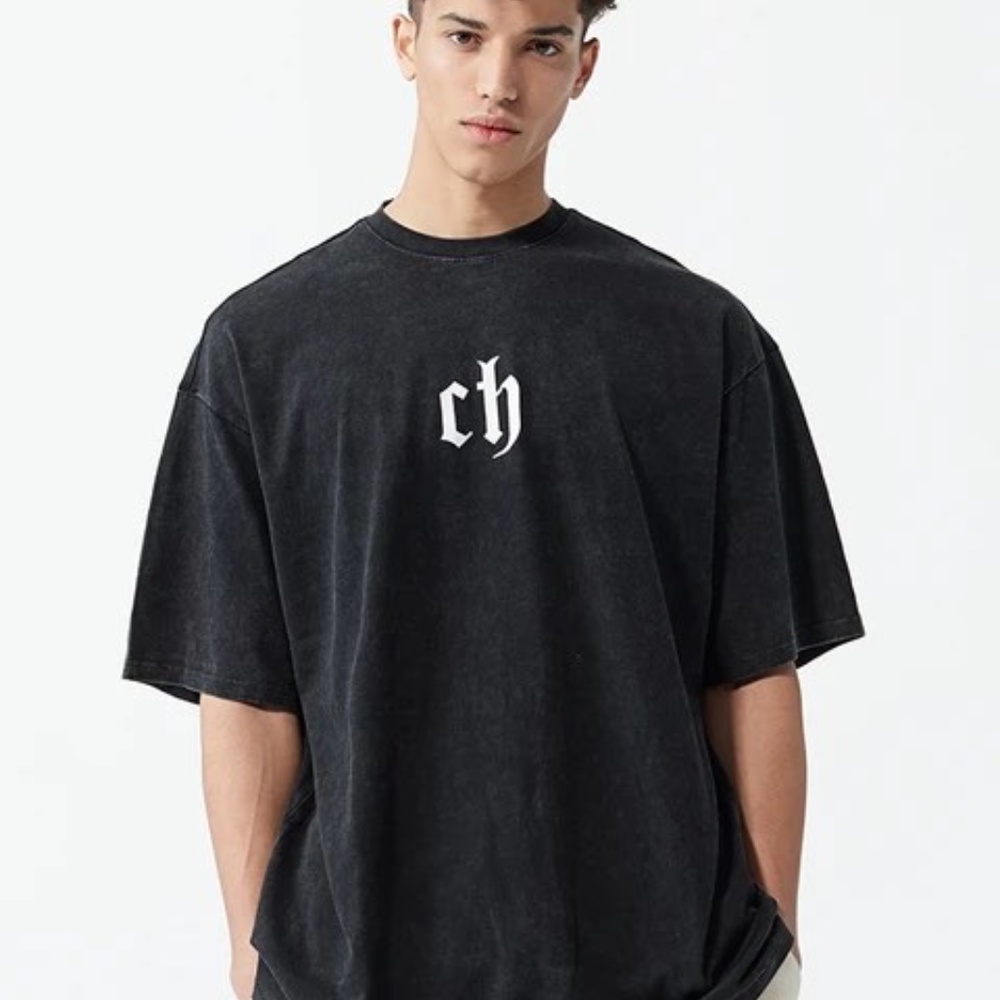 Unisex Faded Black Tee